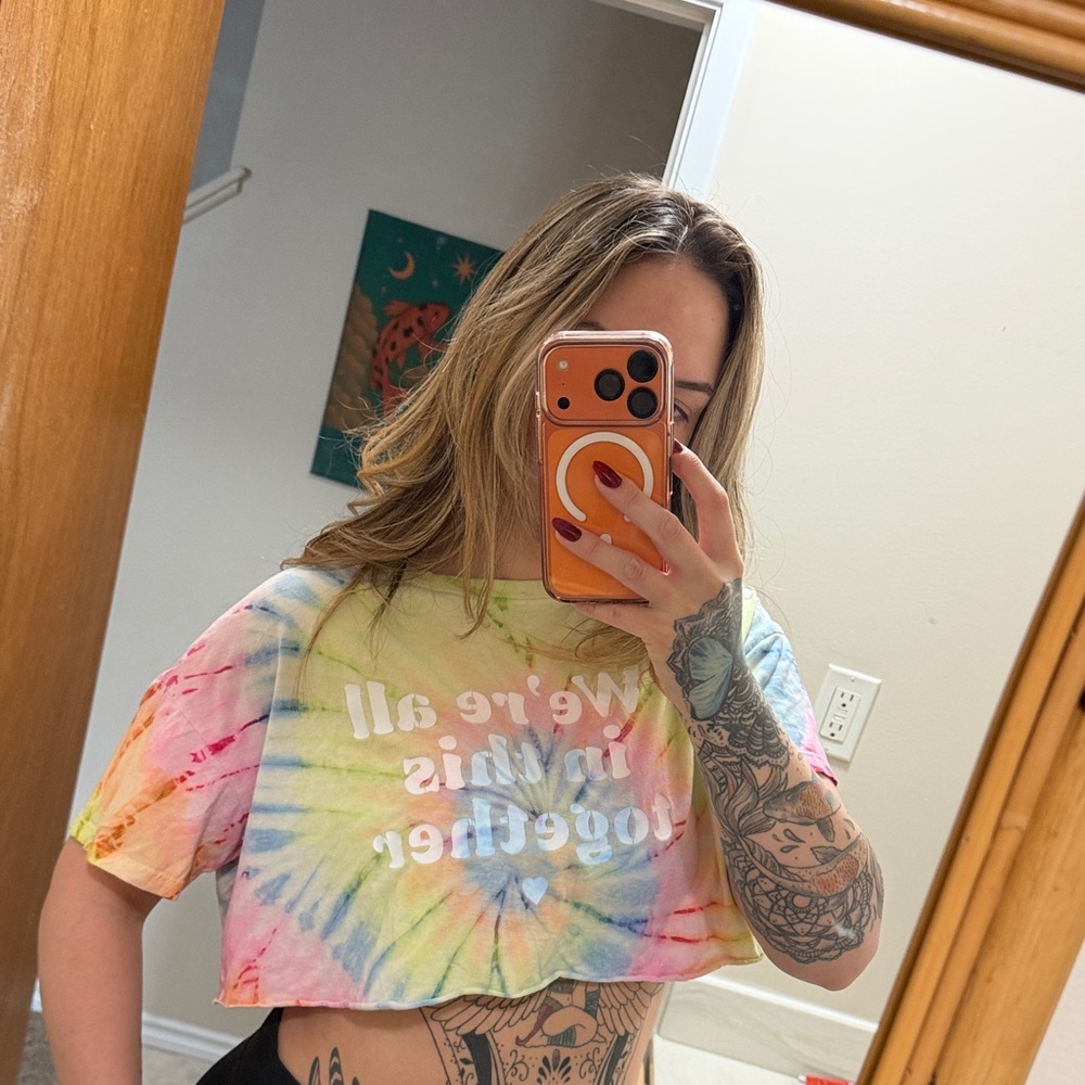 Tie-Dye Crop Top Tie Dye